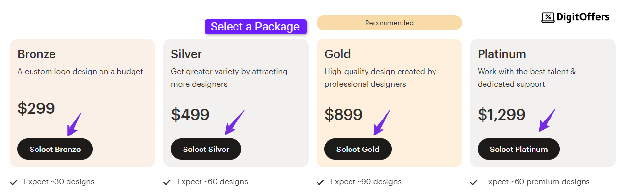 99designs Packages