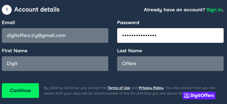 DataCamp Sign Up