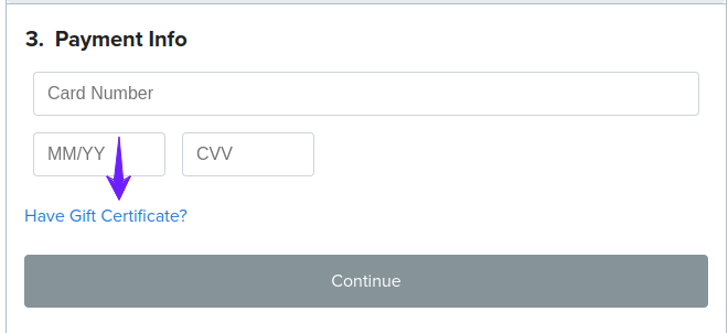 The Great courses Payment info