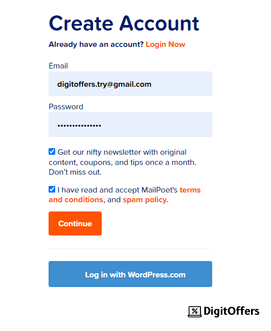 Updated MailPoet Coupon & Promo Codes , Get 65% OFF on this WP Plugin Create account on MailPoet