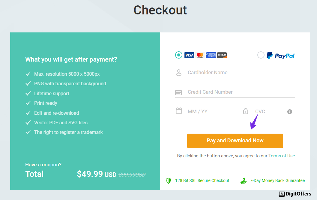 Active DesignEvo Promo Codes, Get 70% Off on DesignEvo Plans this Month DesignEvo Coupon CodeCheckout