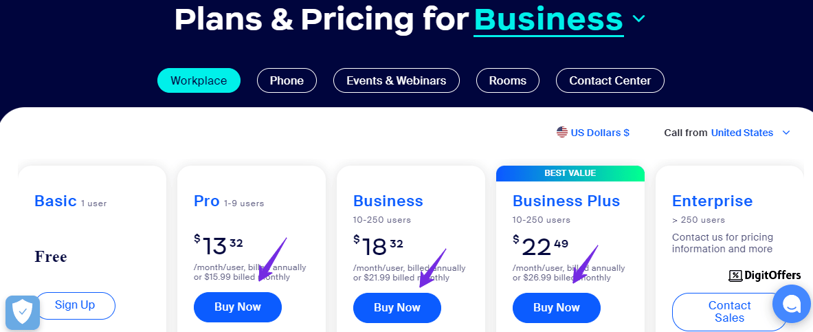 Zoom Pricing Plans