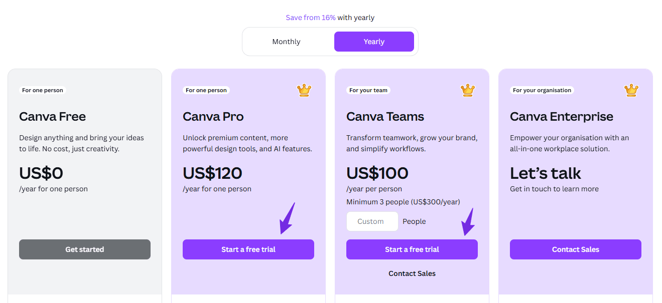 Updated Canva Promo Code and Offers, Get Discount upto 65% OFF on Canva Plans Canva Pricing Plans