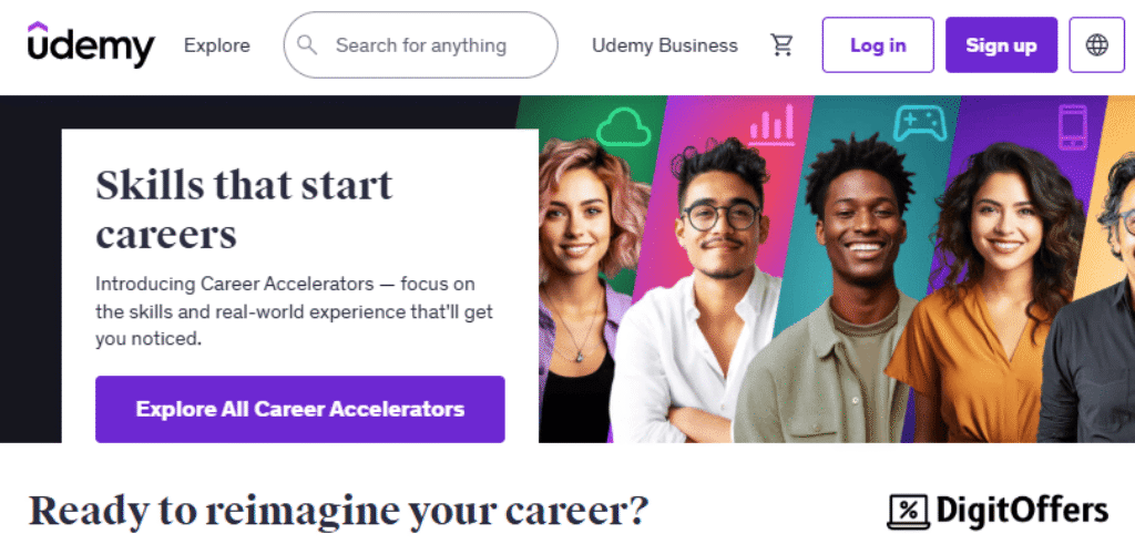 Udemy Home Page Screenshot